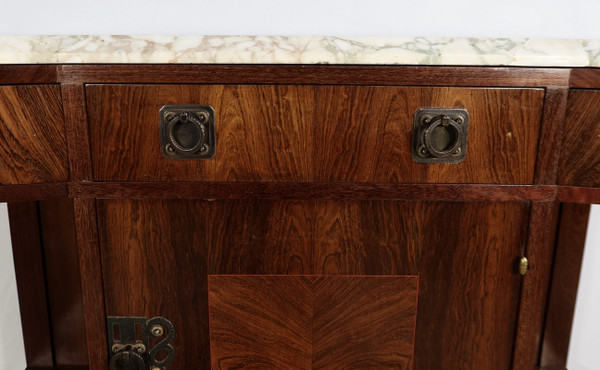 Sideboard in Rosewood and Amaranth, Art Deco – 1930