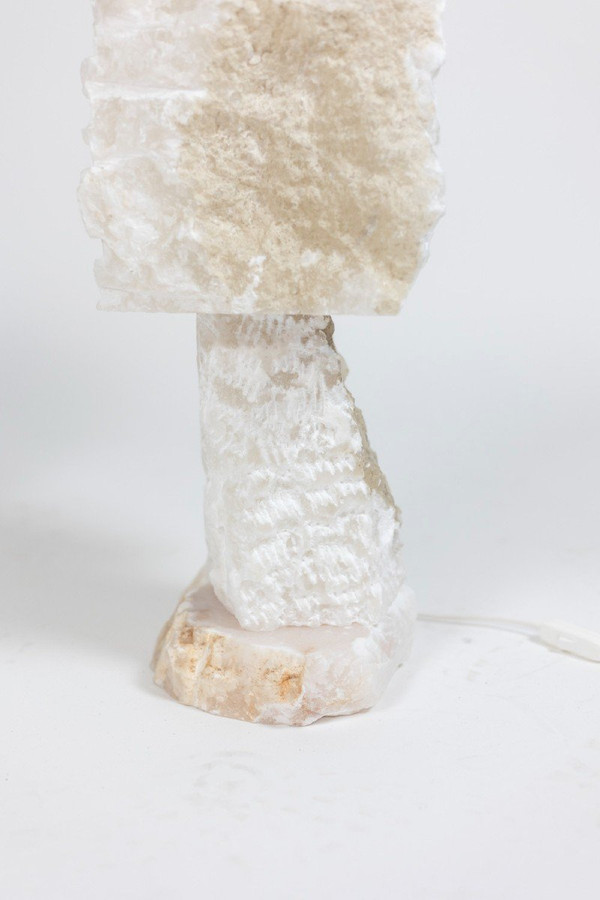 Pair Of Alabaster Lamps, Contemporary Work, LS5406881B