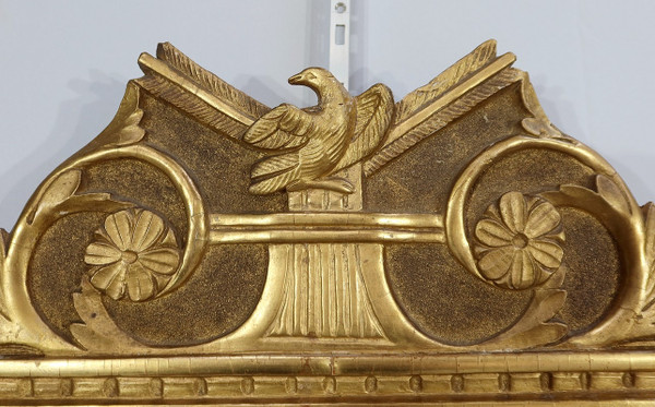 Miroir en bois doré, style louis XVI – Début XXe