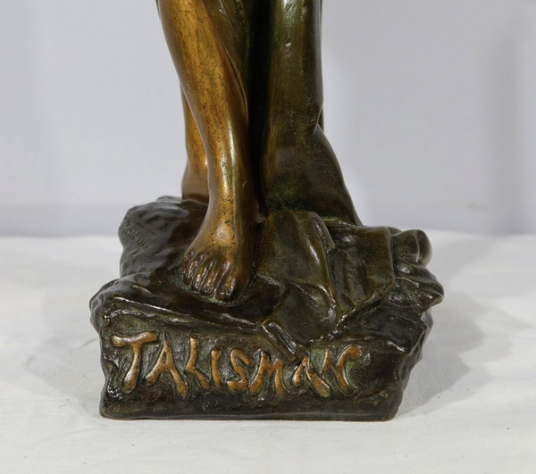 Bronze « Talisman » de E. Villanis – Début XXe