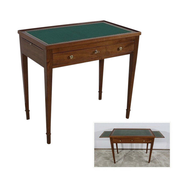 Petite Table Bureau en Acajou, époque Louis XVI  – Fin XVIIIe