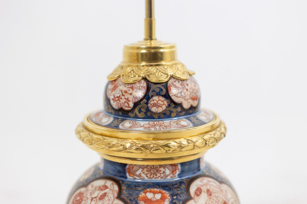 Lampe aus Imari-Porzellan und vergoldeter Bronze, um 1880, LS5057431B