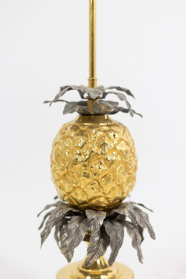 Maison Charles, "Pineapple" Bronze Lamp, 1960s, LS4875454