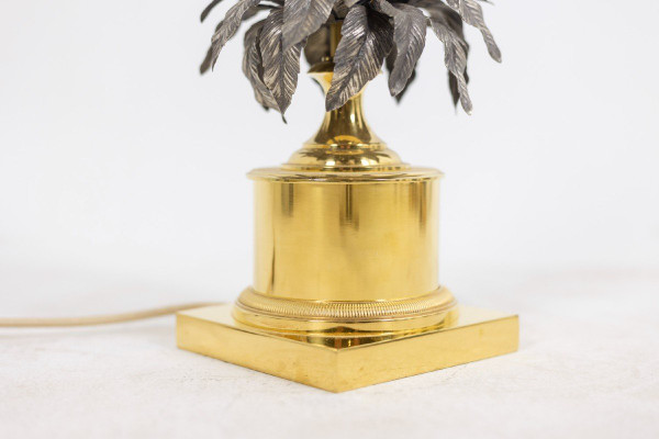 Maison Charles, "Pineapple" Bronze Lamp, 1960s, LS4875454