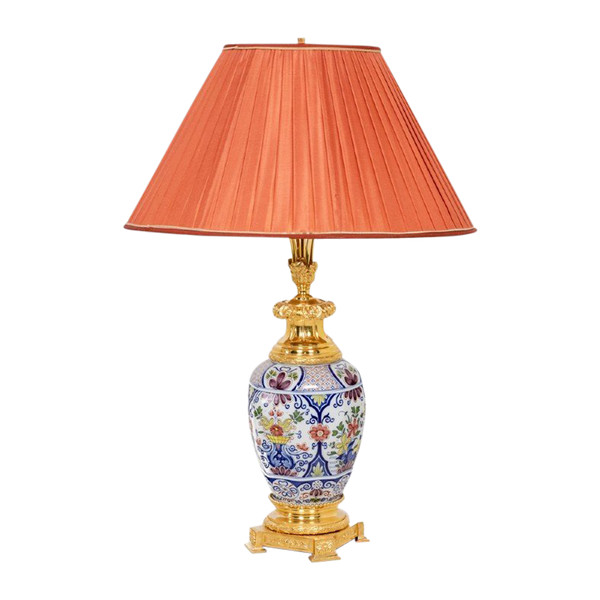 Delft Earthenware Lamp, 19th Century, LS4874583C