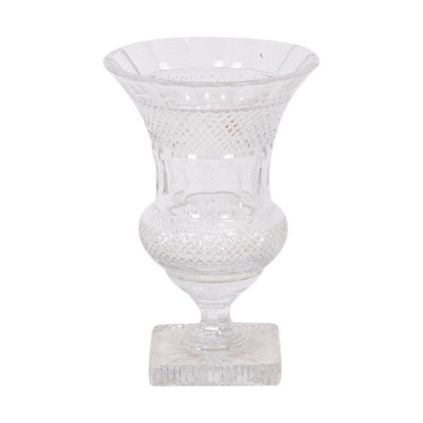 Medici Shaped Crystal Vase, 20th Century, LS5288301A