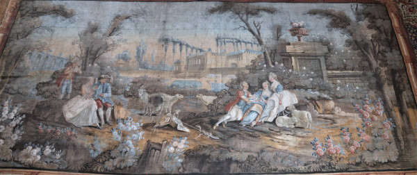 Large Oil On Canvas, Fresco in the 18th Century Style, 260x513cm