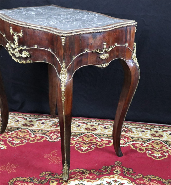 Louis XV Style Marble Top Table