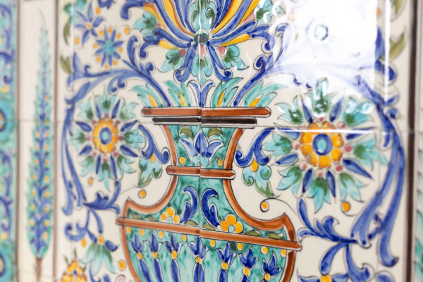 “Azulejos” Earthenware Wall Panel, 1987, Ls5051121