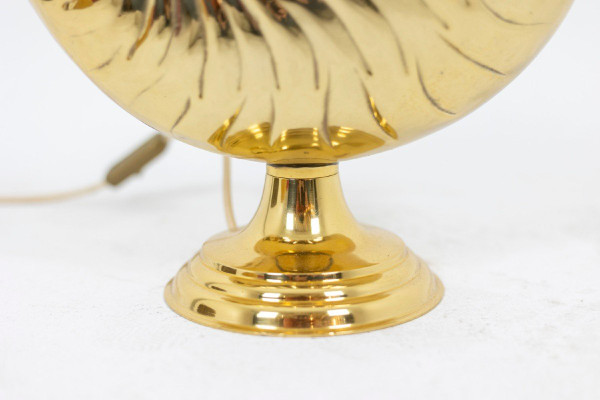 Nautilus lamp in gilded bronze, 1970s, LS4768416