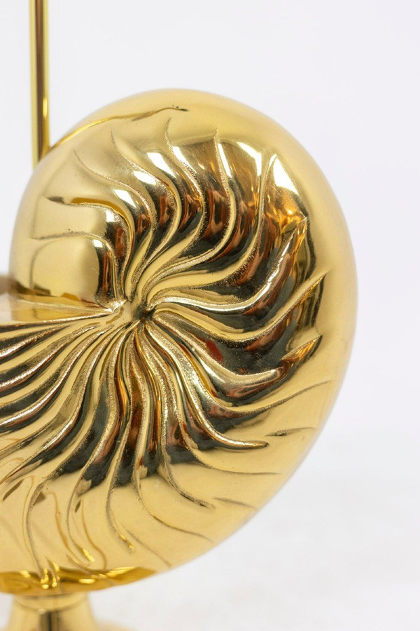 Nautilus lamp in gilded bronze, 1970s, LS4768416