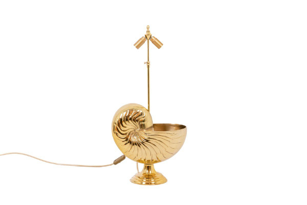 Nautilus lamp in gilded bronze, 1970s, LS4768416