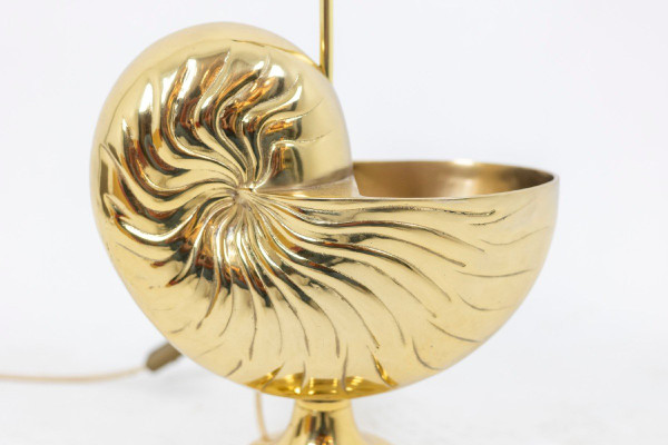 Nautilus lamp in gilded bronze, 1970s, LS4768416