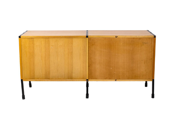 Arp, Credenza in frassino e metallo, anni '50, Ls4714351