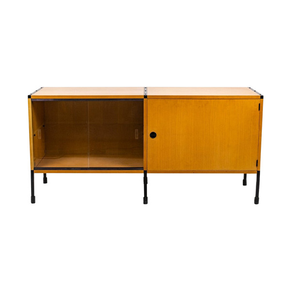 Arp, Credenza in frassino e metallo, anni '50, Ls4714351