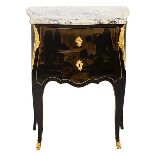 Table De Salon De Style Louis XV En Laque Chinoisante, Circa 1880, Ls4613691