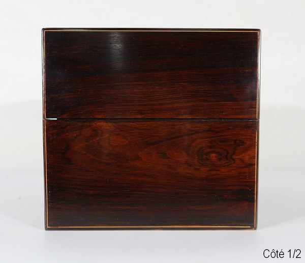 Rio rosewood liqueur cabinet, Charles X taste - 1st part 19th century