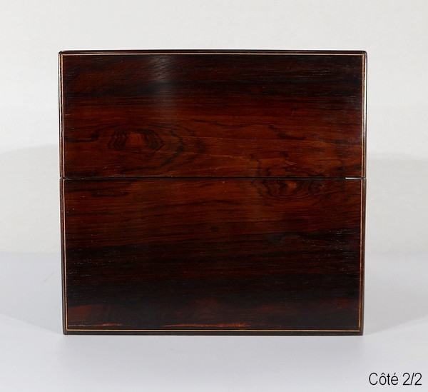 Rio rosewood liqueur cabinet, Charles X taste - 1st part 19th century