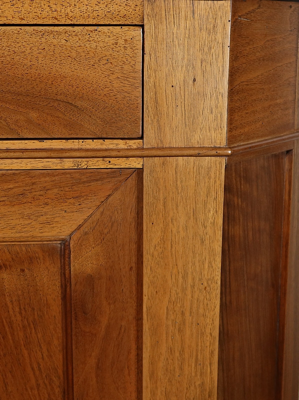 Solid walnut sideboard - Late 19th century