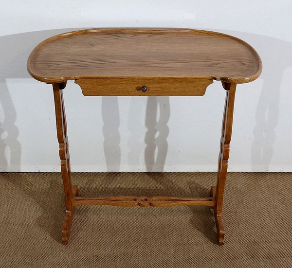 Table de Service volante, in solid Oak - 1900