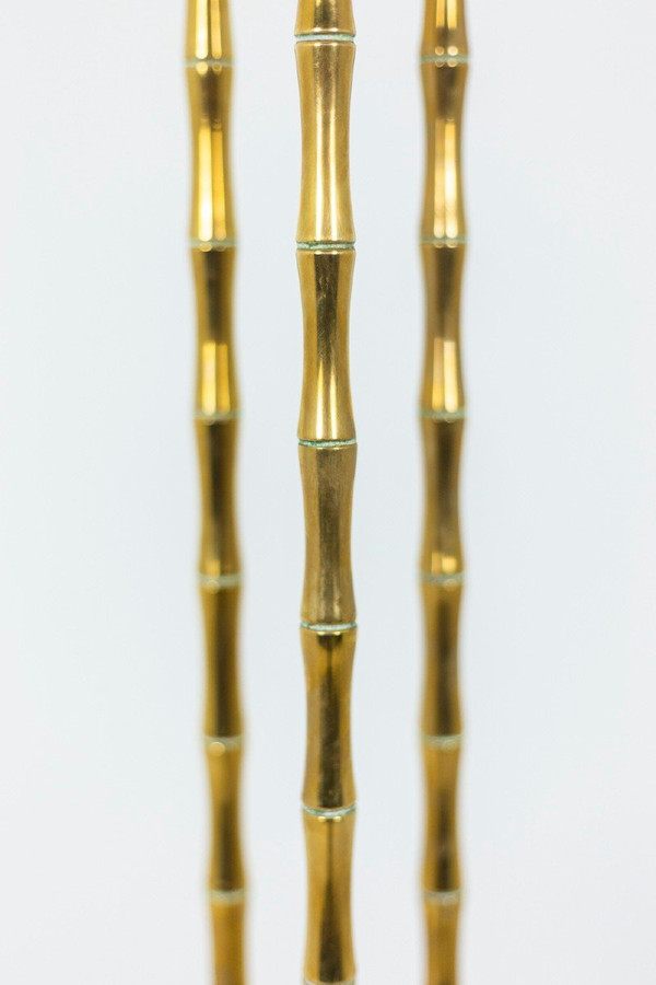 Maison Baguès, Gilded Bronze Tripod Floor Lamp, 1970s - Ls4432451