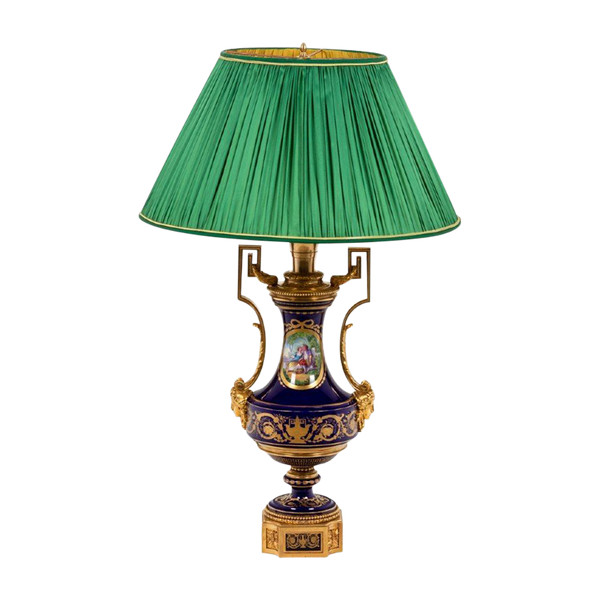 Lampe En Porcelaine De Sèvres, Circa 1880 - Ls4375706