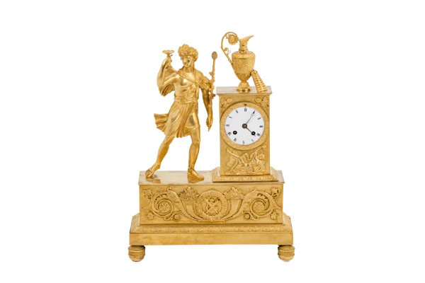 Bronze gilt clock, Empire period - Ls4385901