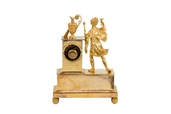 Bronze gilt clock, Empire period - Ls4385901