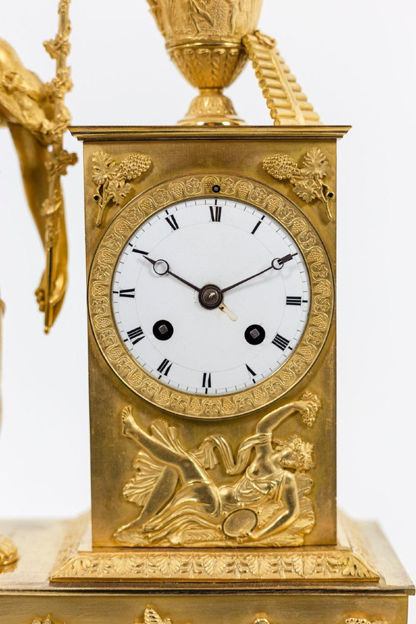 Bronze gilt clock, Empire period - Ls4385901