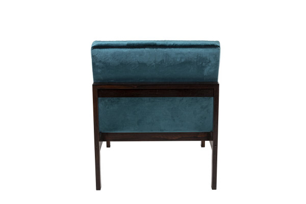 Dänischer Fireside Chair von France & Son aus Palisander und blauem Samt, 1962 – LS3705B1511