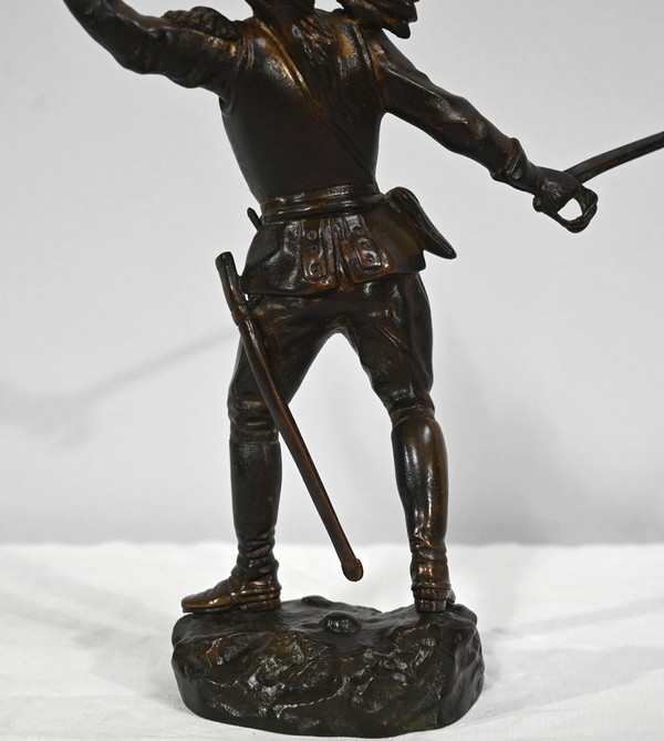 Bronze "The Dragon", signed G.Omerth - Early 20th century