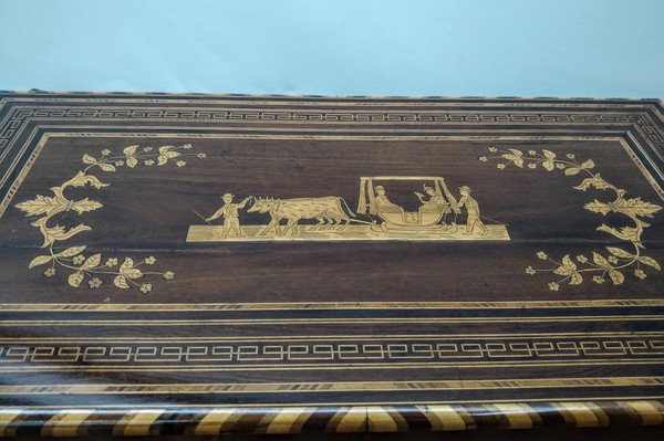 Inlaid writing desk