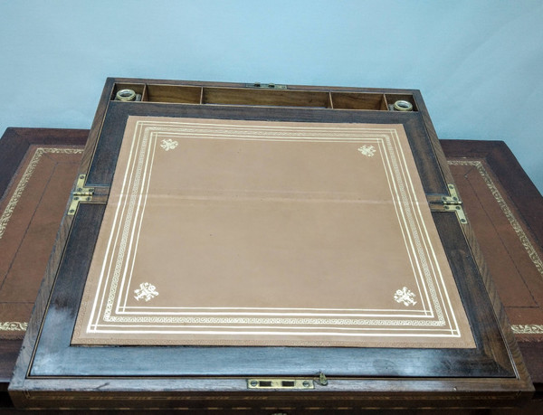 Inlaid writing desk