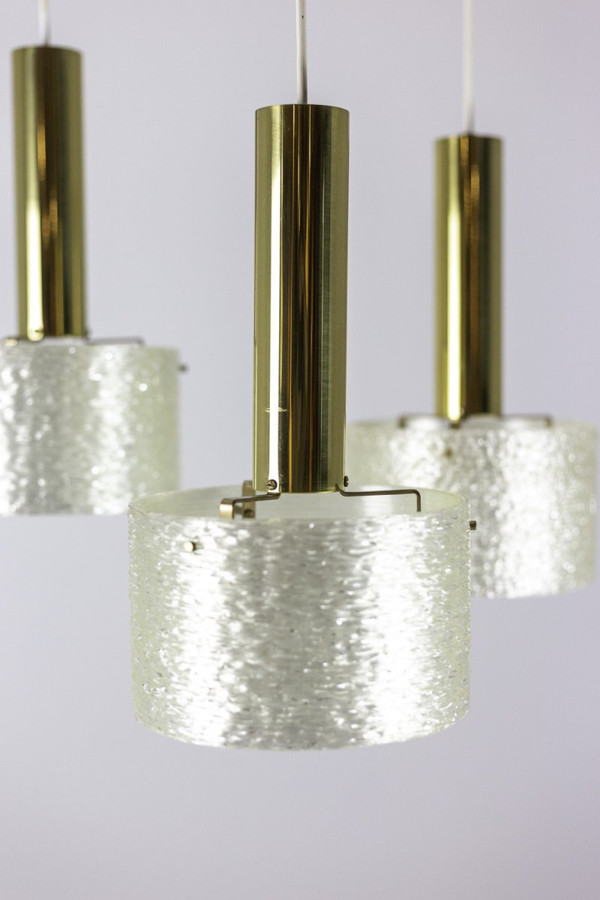 Suspension In Granite Resin And Golden Brass, 1950s - Op478221