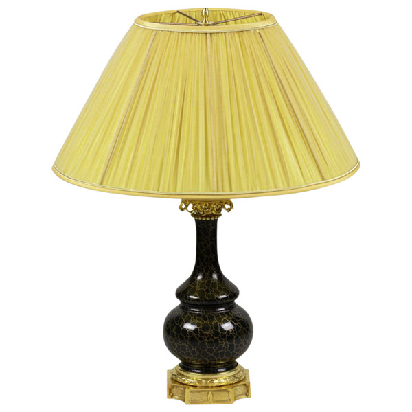 Louis XVI Style Porcelain And Bronze Gilt Lamp, Circa 1880 - Op466441