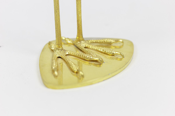 Sculpture "Oiseau", Natural Shell And Gold Brass, 1970s - Ls3108501