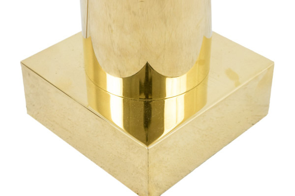 Golden Brass And Lucite Lamp, 1960's - Ls3983951