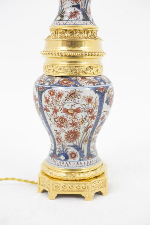 Large Imari Porcelain And Gilt Bronze Lamp, Circa 1880 - Ls36091021