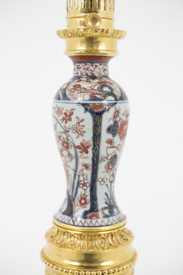 Large Imari Porcelain And Gilt Bronze Lamp, Circa 1880 - Ls36091021