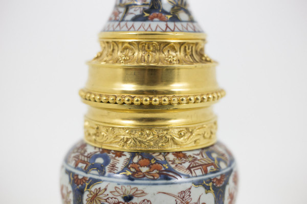 Large Imari Porcelain And Gilt Bronze Lamp, Circa 1880 - Ls36091021