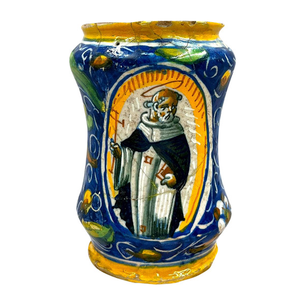 VASO DA FARMACIA detto ALBARELLO - Caltagirone, Sicilia, Italia - XVII secolo