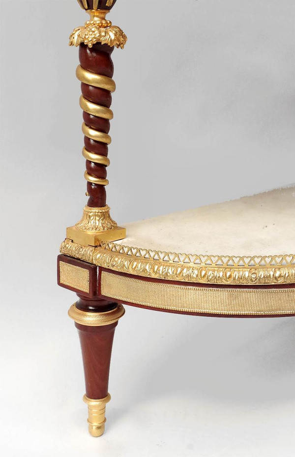 Adam Weisweiler, Louis XVI Style Console Table In Mahogany, 19th Century - LS32059951