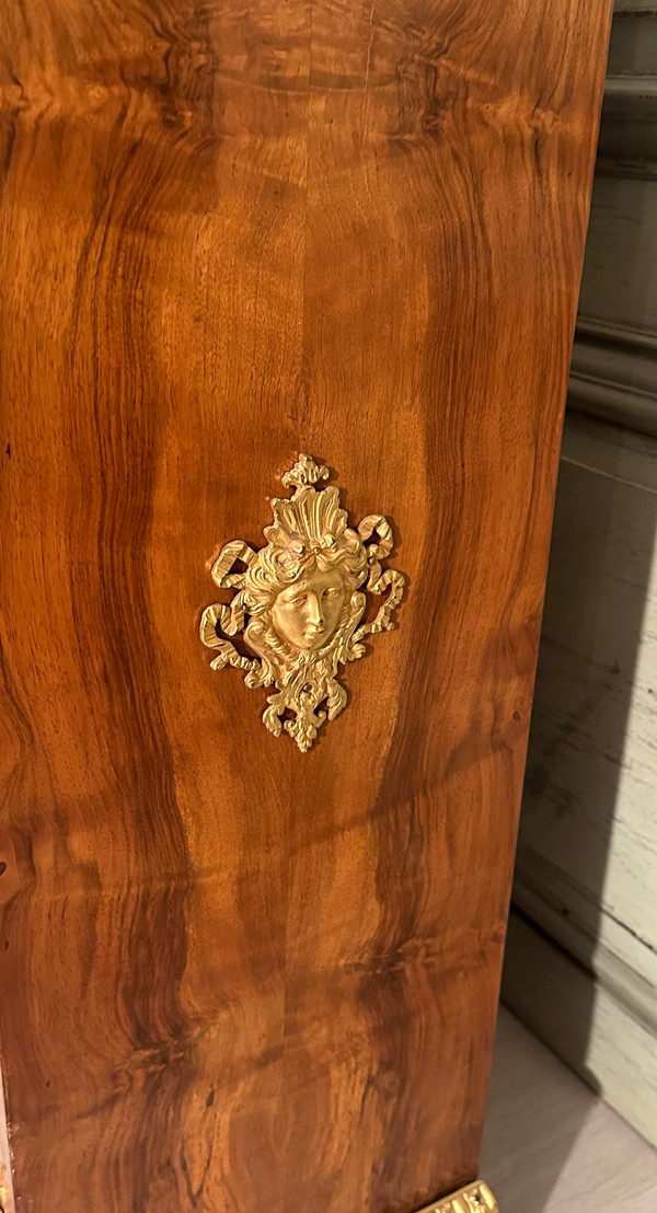 Louis XIV Style Marquetry Showcase Around 1870