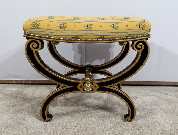 Tabouret Curule, époque Napoléon III – Milieu XIXe