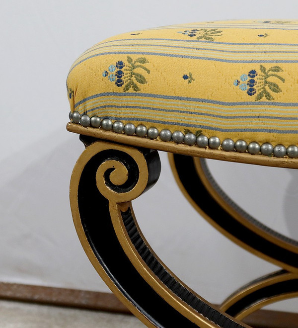 Tabouret Curule, époque Napoléon III – Milieu XIXe