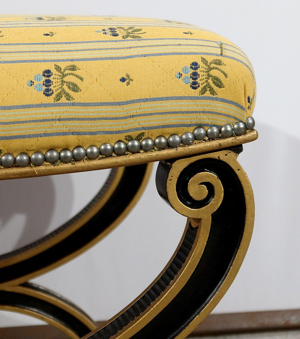 Tabouret Curule, époque Napoléon III – Milieu XIXe