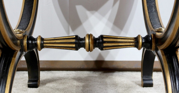 Tabouret Curule, époque Napoléon III – Milieu XIXe