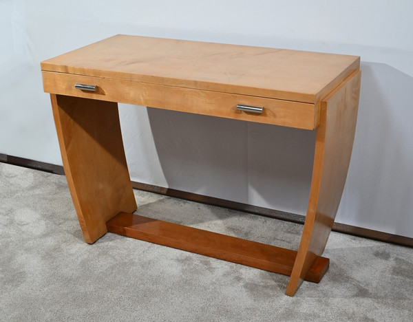 Console or Small Desk in Sycamore, Art Deco – 1940