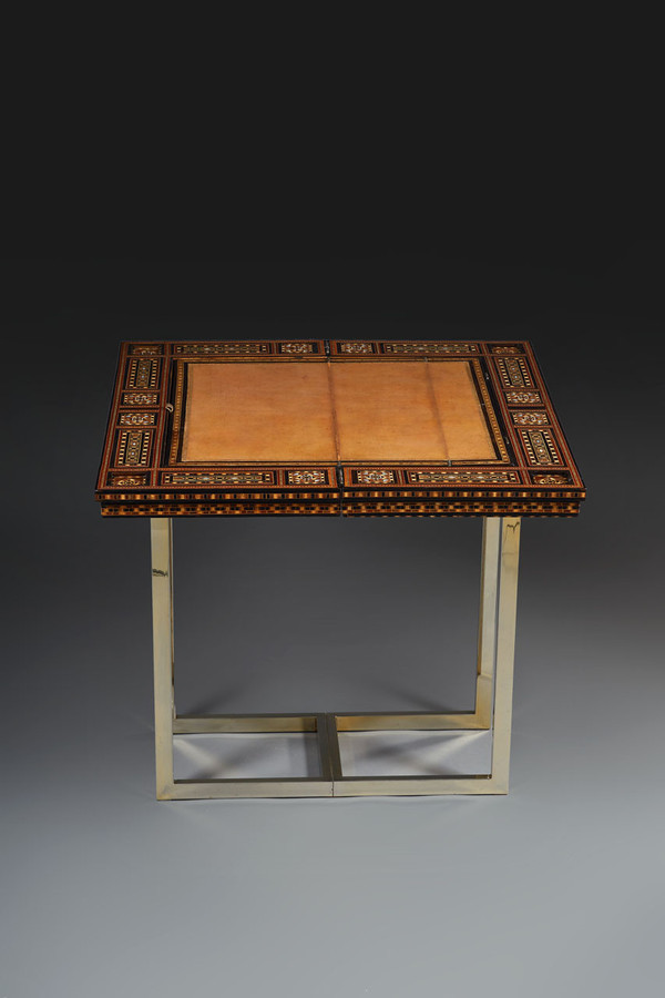 Table De Trictrac à Décor De Marqueterie Et Incrustations, Syrie, XIXe Siècle 