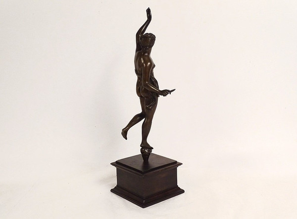 Sculpture Statuette Bronze Goddess Aphrodite Nude Venus Naiad 18th Century